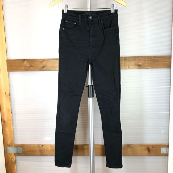 DENIM‎ FORUM The Lola High Rise Black Skinny Jean Size Sz 25 - Picture 2 of 8